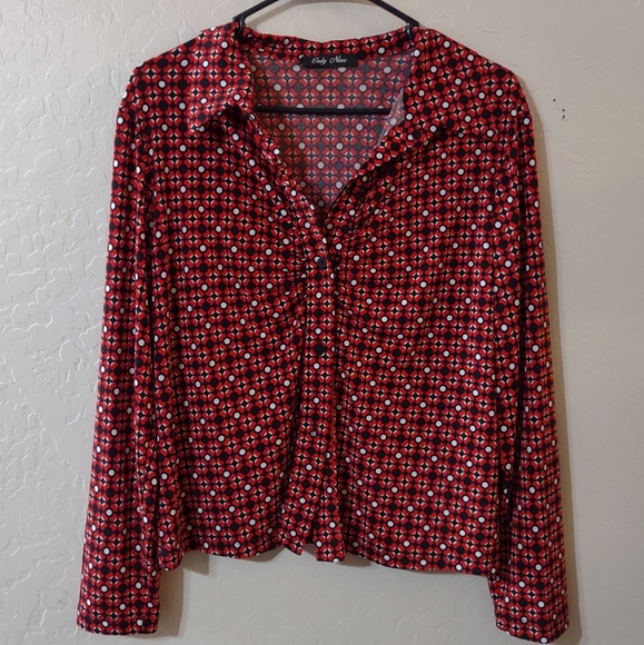 Only Nine long sleeve button down women top - Picture 11 of 14